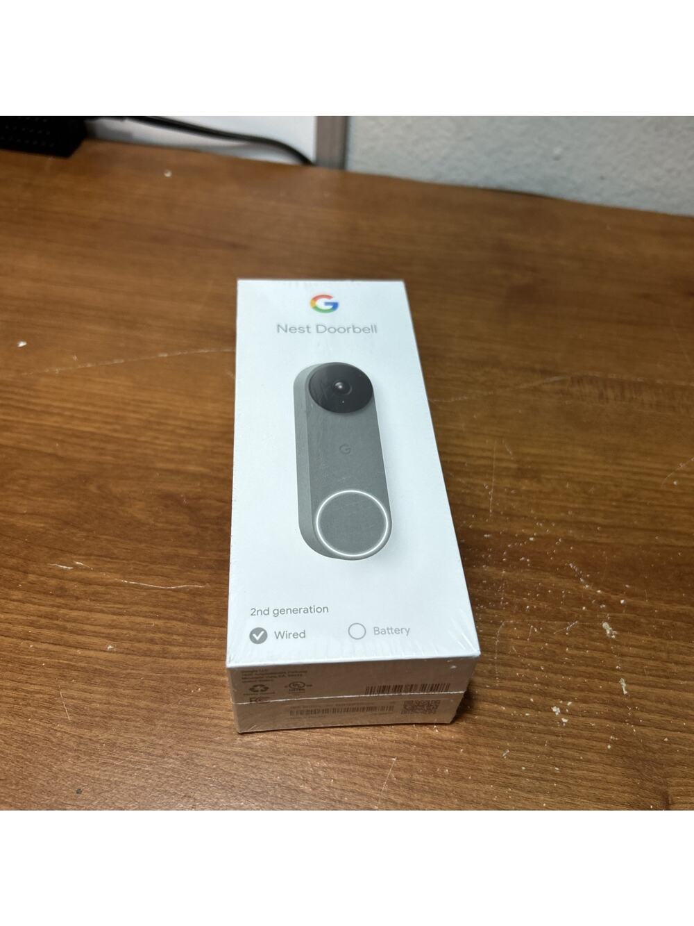 Google Nest Doorbell (Wired, 2nd Gen) - Sealed
